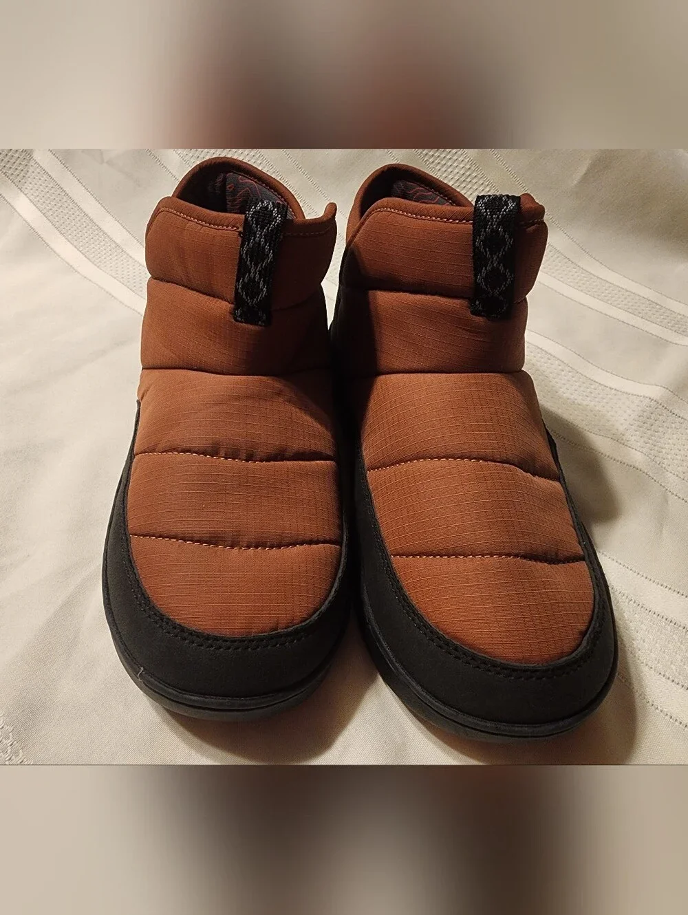 Ozark Trail Men's Slip-On Boot in Rust and Black